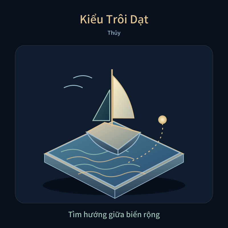 Kiểu Trôi Dạt — Tìm hướng giữa biển rộng